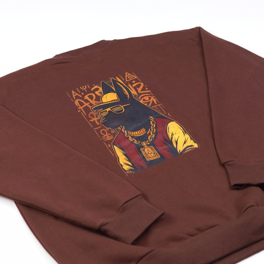 Brown Sweatshirt Male