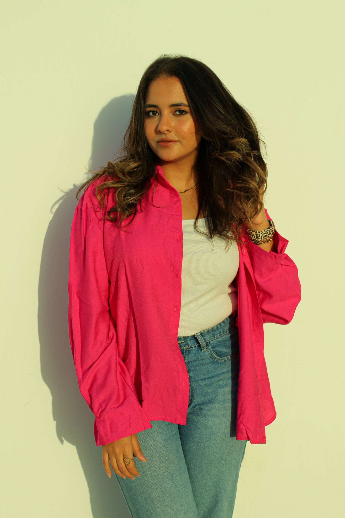 Hot pink chemise