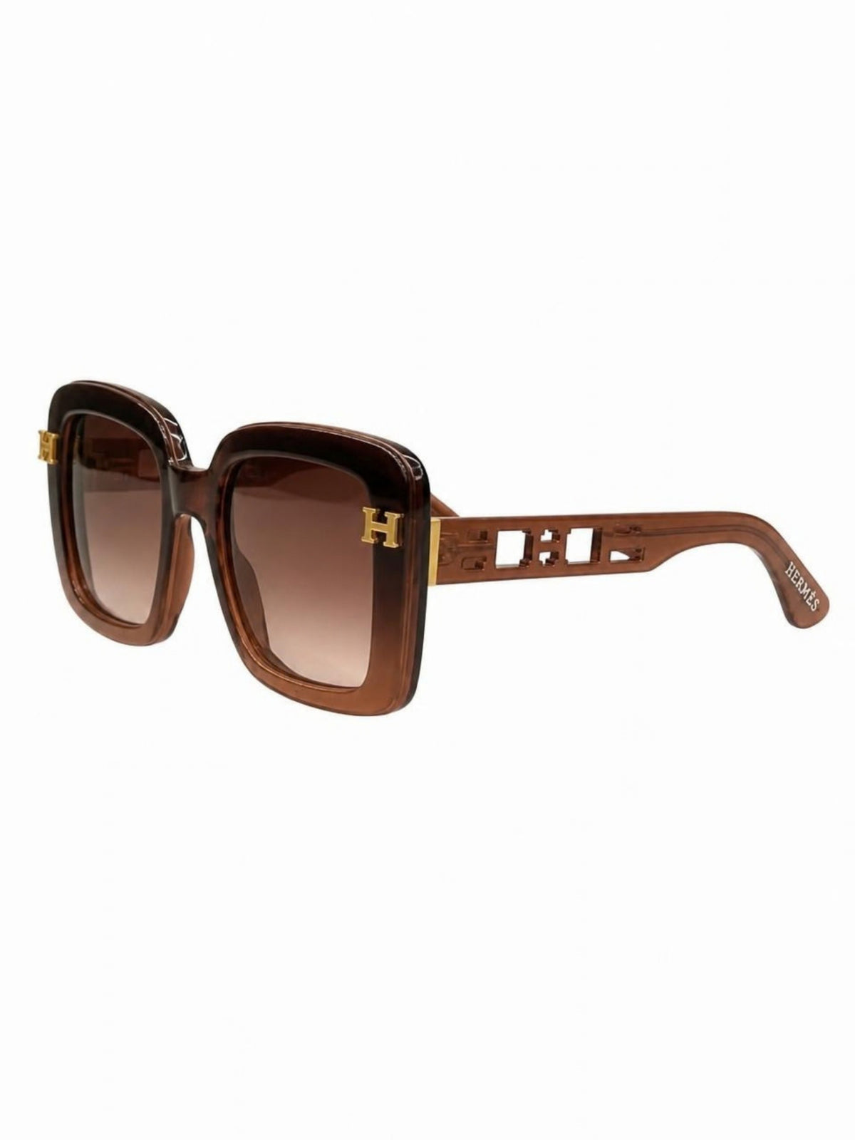 Luxury Oversized Square Hermès Style Sunglasses
