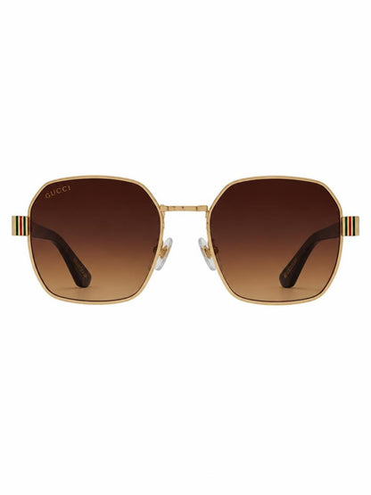 Luxury Oversized Hexagonal Sunglasses