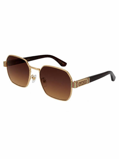 Luxury Oversized Hexagonal Sunglasses