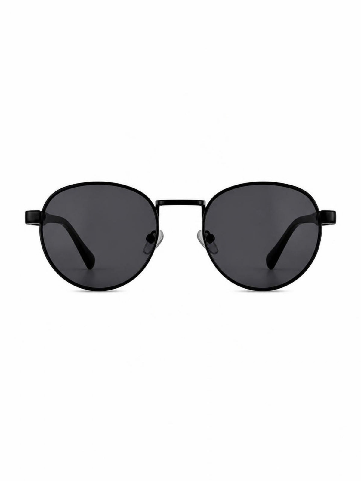 Classic Octagon Black Sunglasses