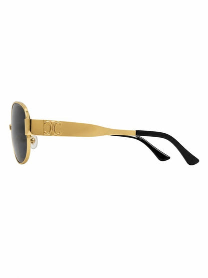 Luxury Geometric Aviator Sunglasses