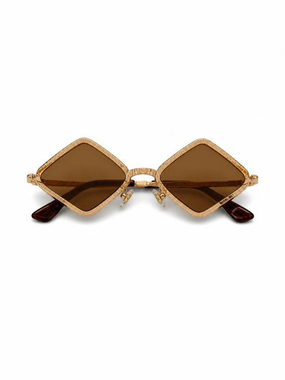 Diamond-shaped sunglasses