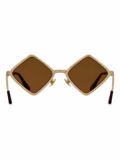 Diamond-shaped sunglasses