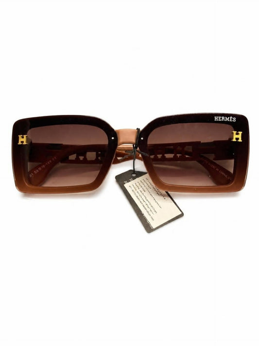 Luxury Oversized Square Hermès Style Sunglasses