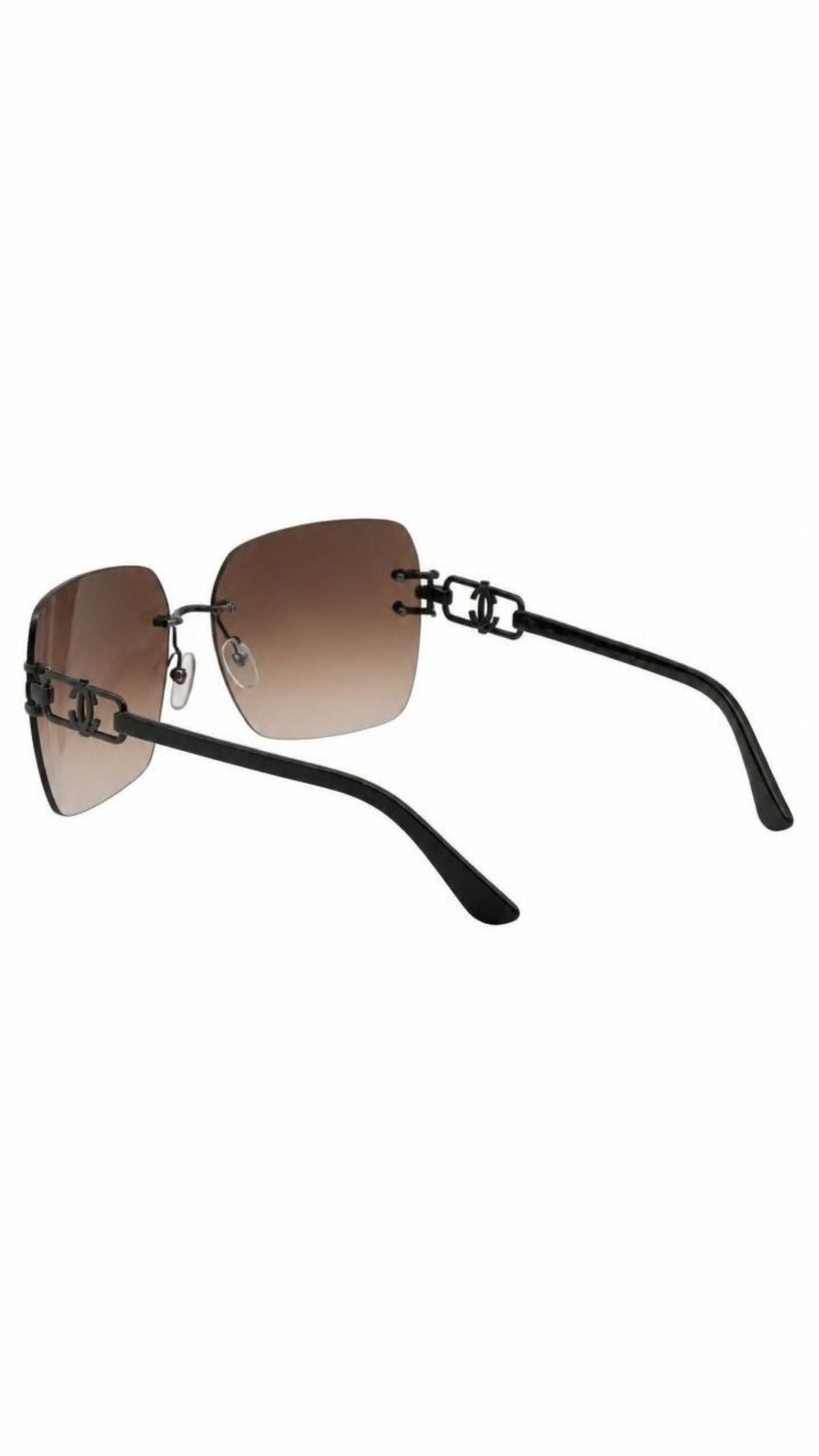 Luxury Rimless Square Sunglasses