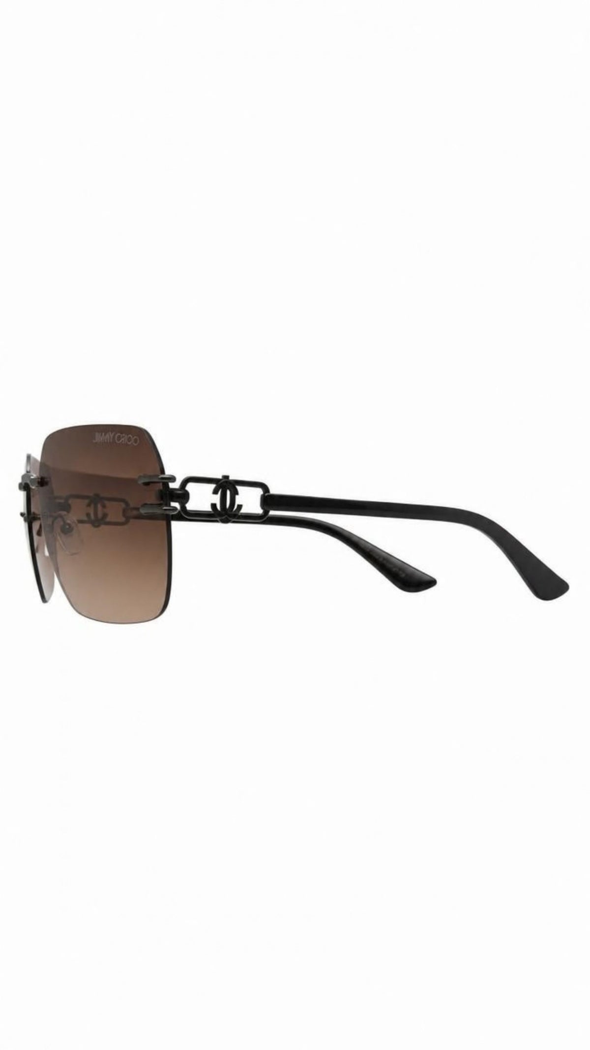 Luxury Rimless Square Sunglasses