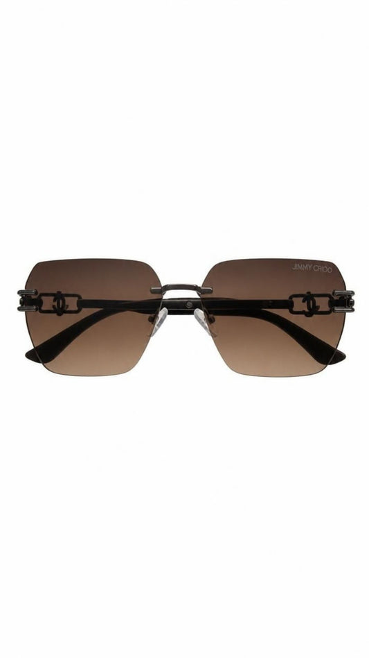 Luxury Rimless Square Sunglasses