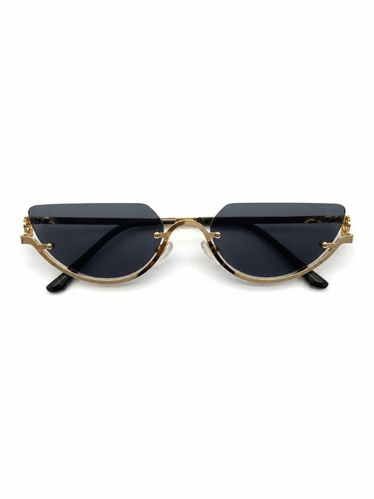 Luxury Rimless Cat-Eye Sunglasses