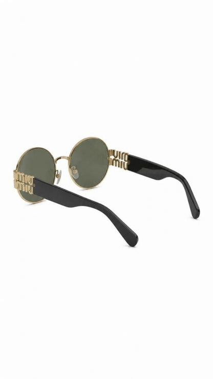 Luxury Round Miu Style Sunglasses