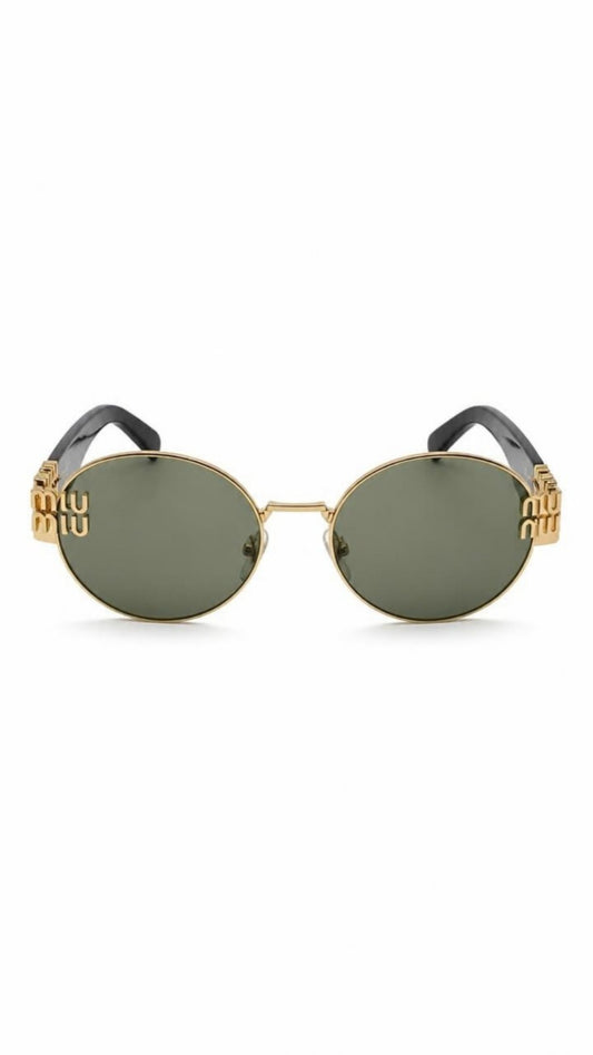 Luxury Round Miu Style Sunglasses